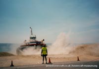 AP1-88 hovercraft promotional day by BHC -  (credit: The <a href='http://www.hovercraft-museum.org/' target='_blank'>Hovercraft Museum Trust</a>).